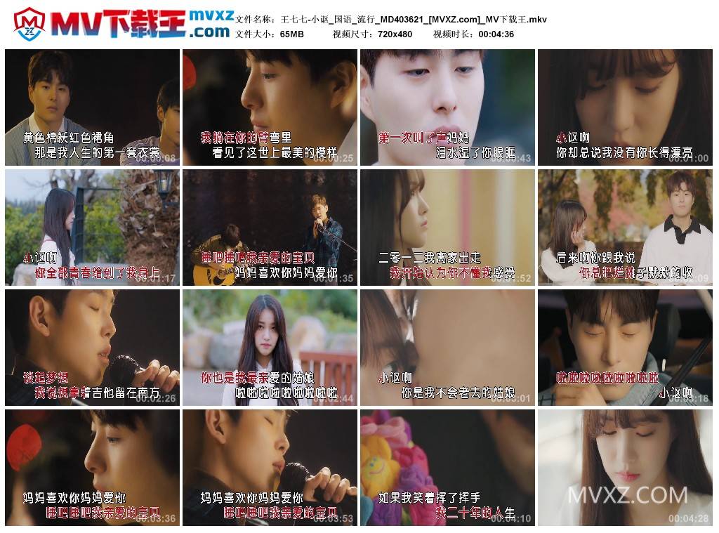 王七七-小讴_国语_流行_MD403621